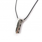 Les Tr&eacute;sors De Lily [J6104] - Collier ethnique 'Peaceful' noir argent&eacute; must