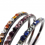 Les Tr&eacute;sors De Lily [J6662] - Bracelet cr&eacute;ateur 'Sissi' tutti frutti (3 rangs) mitmev&auml;rviline