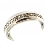 Bague acier 'Lien d'Amour' blanc - 6 mm 56 valge