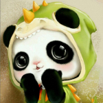 Teemant Panda Baby 5D Teemantmaaling T&auml;ielikult &uuml;mmargune DIY Teemanttikandid Rhinestones Pildid 30X30CM