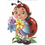 T&auml;ielik 5D teemantmaaling multifilm lepatriinu teemanttikandid ristpistes komplektid kodukaunistusega k&auml;sitsi valmistatud kingitus 20x30cm