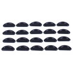 5 paari kleepuvaid ninapadjakesi libisemisvastaseid silikoonist prillipadjakesi prillidele must
