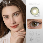 FreshGo V&auml;rvilised kontaktl&auml;&auml;tsed silmadele Rohelised Hallid Kontaktl&auml;&auml;tsed Kosmeetika Kontaktl&auml;&auml;tsed 1 paar Aastased v&auml;rvilised kontaktl&auml;&auml;tsed Ilu pupillid