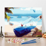 DIY v&auml;rvid numbrite j&auml;rgi &otilde;limaali komplekt L&otilde;uend DIY &otilde;limaal numbrite j&auml;rgi Seinakunsti kaunistused kodukinki kunstiks ja hobideks 40x50cm no frame