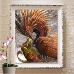 T&auml;isruudu puur Teemantmaal 5D isetegemine maastiku teemanttikandid kodukaunistusega kingitus Full Round 20X30CM