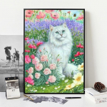 DIY Teemantmaal T&auml;isringi puur Ristpistes K&auml;sit&ouml;&ouml; Teemanttikandid Rhinestone Mosaiic King Mosaiic Dekoratsioonid Avaleht 15x20CM