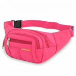 Vabaaja sportlik v&ouml;&ouml;kott Multifunktsionaalne jooksev Fanny Pack v&auml;lij&otilde;usaali matkareisile veekindel taskukott roosa
