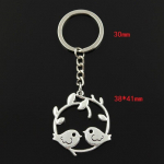 Moodne 30 mm v&otilde;tmehoidja metallist v&otilde;tmehoidja v&otilde;tmehoidja ehted antiikplaaditud armukese oks 38x41 mm ripats h&otilde;be