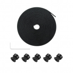 2 meetrit GT2 hammasrihm, laius 5 Meters Timing Belt