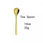 Peegel 1 tk Kuldne roostevabast terasest s&ouml;&ouml;giriistade komplekt H&otilde;beda s&ouml;&ouml;giriistade komplekt &Otilde;htus&ouml;&ouml;gi nuga Kahvel lusikas teelusikat&auml;is lauan&otilde;ud Teaspoon kuld