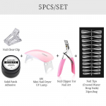 5g Solid Nail Tips Gel Transparent Soak Off UV LED Nail Art Gel Varnish Function Gel UV Lamp Nail Extension Kits solid gold dog food