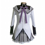 Anime Cosplay kost&uuml;&uuml;m Akemi Homura Cosplay kost&uuml;&uuml;m Puella Magi Madoka Magica Seelikud Naiste Juuksen&otilde;el Aksessuaarid S