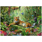 DIY 3D Teemantmaali Loomade Maailm Tikand Ristk&auml;sit&ouml;&ouml; Kodukaunistus Full Round 20x25CM