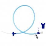 Veepudeli joogitoru topeltadapteriga niisutuss&uuml;steemiga joogitoru komplekt jalgrattas&otilde;iduks matkamiseks sinine