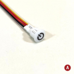 Nutika kodu puutetundliku anduri nupp, h&auml;mardatav kontroller 13 mm l&uuml;liti LED-tulede jaoks valge