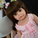 KEIUMI 55 CM Silikoonist Reborn Baby Doll M&auml;nguasjad T&otilde;eline Puudutus Elutruu Viimistletud Vasts&uuml;ndinud Nuku M&auml;nguasjad Lastele S&uuml;nnip&auml;evakingitus 55 cm