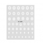 2Pcs Fingernail Decals Easy to Apply Decorative PVC Excellent Easy-peel DIY Nail Sticker Manicure Designs Supplies A