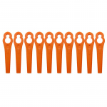 200/100/50/10 tk/pakk l&otilde;iketera murutrimmeri nuga Aiat&ouml;&ouml;riistade osad plastikust l&otilde;iketerad murutrimmerile V&otilde;sal&otilde;ikuri varuosa 100pcs