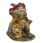 Les Tr&eacute;sors De Lily [R7078] - vaigust kujuke  Pixie Elf of the Forest  &otilde;nn - 6 cm mitmev&auml;rviline