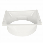 150 mm kaasaskantava kliimaseadme akna v&auml;ljalasketoru toru vooliku liidese pistik (Ruudukujuline liides) Square interface