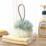 Populaarne nahahooldus Vannidu&scaron;&scaron; Sponge Loofahs Shower Sponge vannipall V&otilde;rgusilma Pouf Shower Ball Soft .women girls Kooriv seljahari nahapuhastusvahend roheline