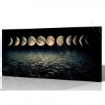 teemantmosaiik Kuu meri &ouml;&ouml; t&auml;isruudu teemanttikandi ikoon 5d iseteemantmaal 100% rist 2020 Parim kingitus A1173 Full Round 20x40CM