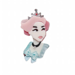 Blucome uus disain unikaalne daamikujuline akr&uuml;&uuml;lpross naistele t&uuml;drukutele n&ouml;&ouml;pn&otilde;elad rinnam&auml;rgid kotikaunistused peokleitide ehted roosa