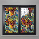 Privaatsusakna kile aknakleebised staatiline klammerduv aken, liimivaba elektrostaatiline adsorptsioonkile UV-vastane mattklaasist aken 45*100cm