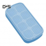 Mini silikoonist j&auml;&auml;kuubikualus kaanega, mis sobib ideaalselt kokteilide ja viski jaoks, BPA-vaba ja lihtsalt vabastatav ruumis&auml;&auml;stlik disain roheline