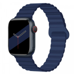 Magnetsilmusega rihm Apple'i kellarihma jaoks 49mm 45mm 41mm 44mm 40mm 42mm 38mm silikoonist k&auml;ev&otilde;ru randmepael iWatch UItra jaoks 8 7 6 5 4 SE 38mm or 40mm 41mm kesk&ouml;&ouml;sinine v&auml;rv