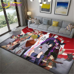 Anime Naruto libisemiskindlad vaibad elutuppa Mugav vaip Pehme p&otilde;randamatt Magamistoa vaibad Matiala Vaibad kodu Suur karvane matt 160cm x 200cm