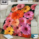 Rose Throw tekk fliis soe hubane pehme tekk diivanvoodile Colorfast antistaatiline masinpesu tekid vooditele 75x90cm