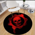 Koljuvaip Pehmest kangast &uuml;mmargune p&otilde;randamatt vaip ruumi ala Magamistoa vaibad elutoa vaibad elutuba 60cm