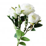 Elutruud korduvkasutatavad kunstroosid, ilus siidist v&otilde;ltslill k&ouml;&ouml;ki punane