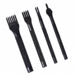 DIY nahast t&ouml;&ouml;riistad 3/4/5/6 mm auguraua t&ouml;&ouml;riist torkimisrauda auguraudtee teemant&otilde;mblemise peitlikomplekt 4mm must