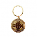 Bitcoini m&auml;lestusv&otilde;tmehoidja kogumism&uuml;ntide kunstikogu kingitus kuldne