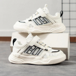 Tossud lastele Poistele T&uuml;drukutele Laste Kvaliteetsed Velcro Spordijalatsid Hingavad tennised Pehme tallaga libisemisvastased jooksujalatsid 37 must