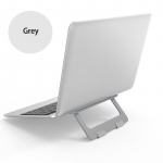 Alumiiniumist kaasaskantava kokkupandava s&uuml;learvuti aluse tugi kuni 15-tollisele kergele ventileeritavale hoidikule, libisemisvastase disainiga, reguleeritava ergonoomikaga &uuml;hilduv 23.3x21.4x0.8cm h&otilde;be
