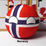 20cm Polandball Pl&uuml;&scaron;inukk Riigipall Anime L&uuml;hike T&auml;idetud Pl&uuml;&uuml;sist M&auml;nguasi Norway