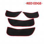 Protection Carpet Door Inside Guard Side edge cover Car Door Anti Kick Pad Sticker for BMW X3 F25 2011-2013 Black Edge