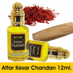 Mysore Kesar Chandan Attar Roll-on Long-Lasting Fragrance (12 ml)
