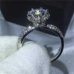 Lilleehted H&otilde;beda v&auml;rvi s&otilde;rmuste komplekt t&auml;istsirkoonist Cz kivist abielupaela s&otilde;rmused naistele kingitus 5 valge