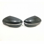 For NISSAN Juke F15 2015-2018 car Rearview mirror cover trim, black carbon fibre Side Mirror Covers 2015 2016 2017 Carbon fiber pattern