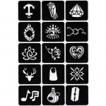 T&auml;toveeringu &scaron;abloonid ajutiseks t&auml;toveeringu &scaron;abloonid kaunistuseks joonistamiseks maalimiseks valikvastustega lille nool t&auml;ht t&auml;toveeringu tarvikud