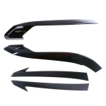 For Toyota Sienna XL40 4th 2022 2023 Car Styling v&auml;lise tagumise tule laterna taastatav tagatule silmalau trimmimine kulmude jaoks Glossy Blak Color black