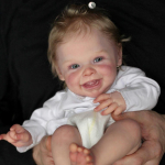 50 cm Reborn Doll Newborn Harper Lifelike pehmest riidest kehanukk, mis on k&auml;sitsi valmistatud Genesise v&auml;rviga N&auml;htavad veenid, mitu lastele kingitus