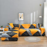 Prinditud nurgadiivanikatted elutuppa elastne spandex diivanikate, veniv kattekiht, L-kujuline diivan, vaja osta 2tk diivanikatet Small( 90-140cm)1pc