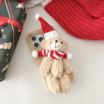 Armas pl&uuml;&uuml;sist j&otilde;ulupuu sokkide &uuml;mbris iPhone'ile 15 14 13 Pro Max 12 11 X XS XR /Samsung S23 S22 Ultra A13 A23 A33 A53 A12 A32 A52 A14/Redmi Note11 11S iphone 6 6s valge