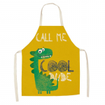 Multikas Naljakas dinosauruse tr&uuml;kk K&ouml;&ouml;k p&otilde;ll m&auml;&auml;rdumise vastane &otilde;htus&ouml;&ouml;k toiduvalmistamine rinnat&uuml;kk Pinafore restoran peakokk p&otilde;lled majapidamispuhastusvahend 47x38cm
