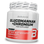 Gl&uuml;komannaan kroomiga, gl&uuml;komannaan + kroom, BioTech (USA)  225g Ei maitse (69084004) 225g Unflavored